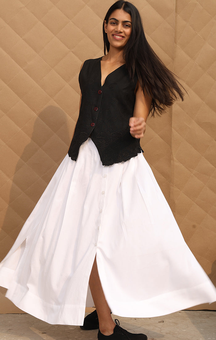 Coastal White Skirt