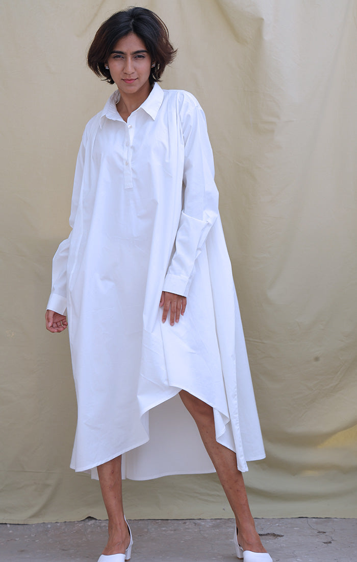 white asymmetric shirt dress Organic Cotton Asymmetrical – Ihaworld Size:7-8Y Dress secured payments via Pay Men's Black Long Sleeve festival wear