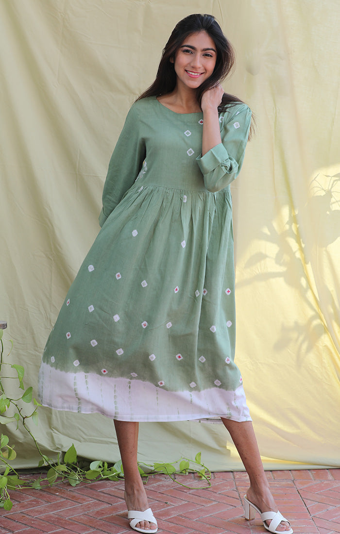 green emerald velvet dress Green Meadow Dancer Batik Long Tank Tunic Dress
