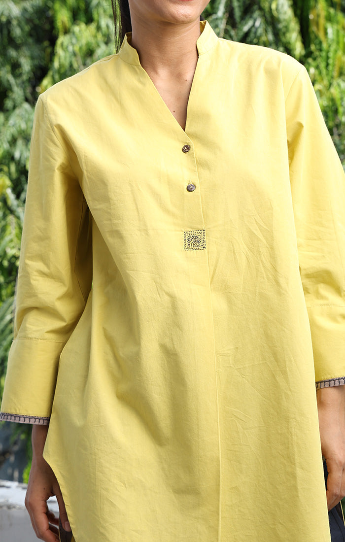 Organic Cotton Canary Yellow Shirt