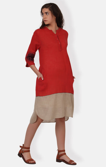 Iha Shirt Dress Madder
