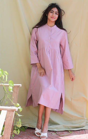 SALE - Organic Cotton Dress - Lavender