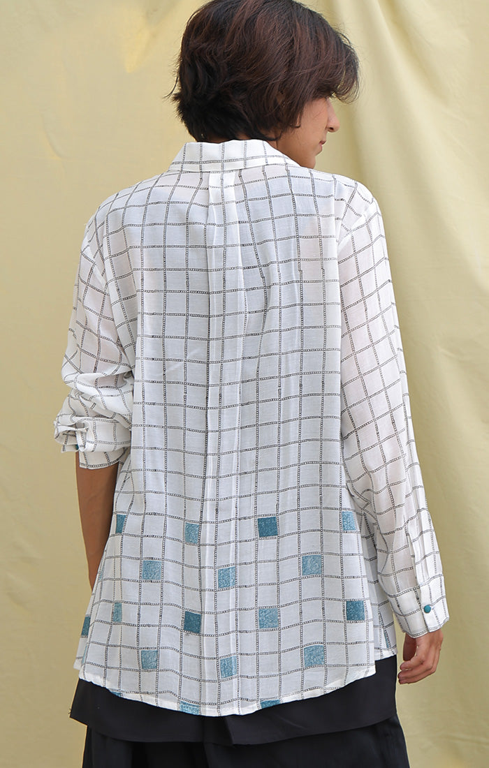 Hand Blockprinted Shirt - Cotton Georgette
