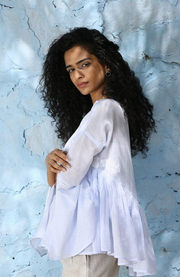 SALE - Powder Blue Kedia Top