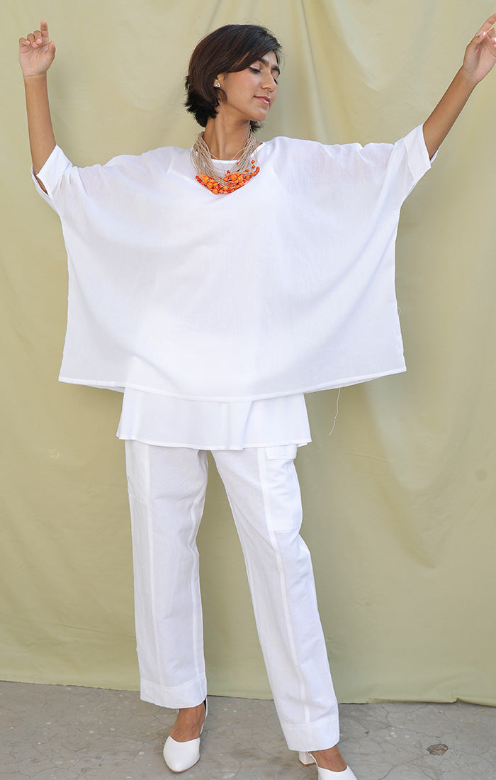 White Kaftan Top – Ihaworld