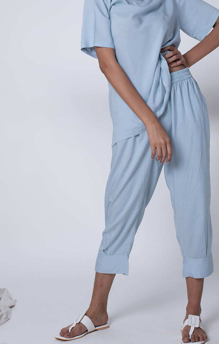 Mid Calf Pants - Dusty Blue or Sage Green