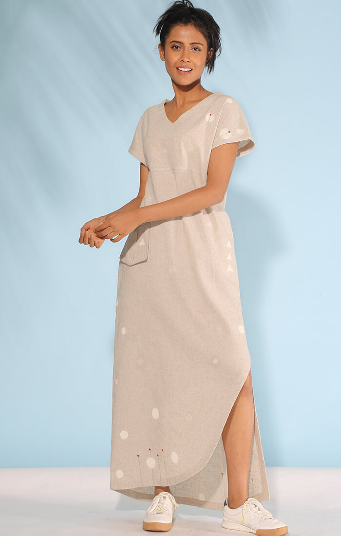 SALE - Natural Long Dress