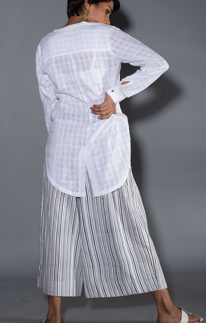 Striped Culotte